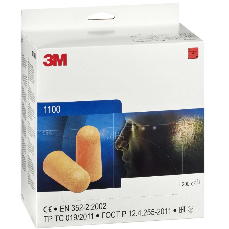 3M Uncorded Earplugs 1100 