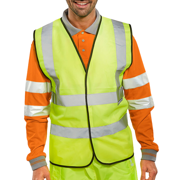 Hi-Vis Yellow Vest