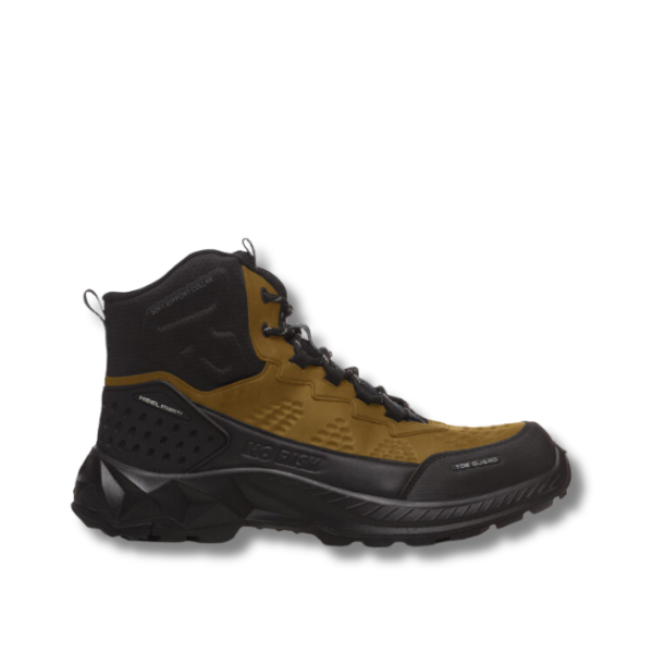No Risk Grip Hard Brown Safety Boots