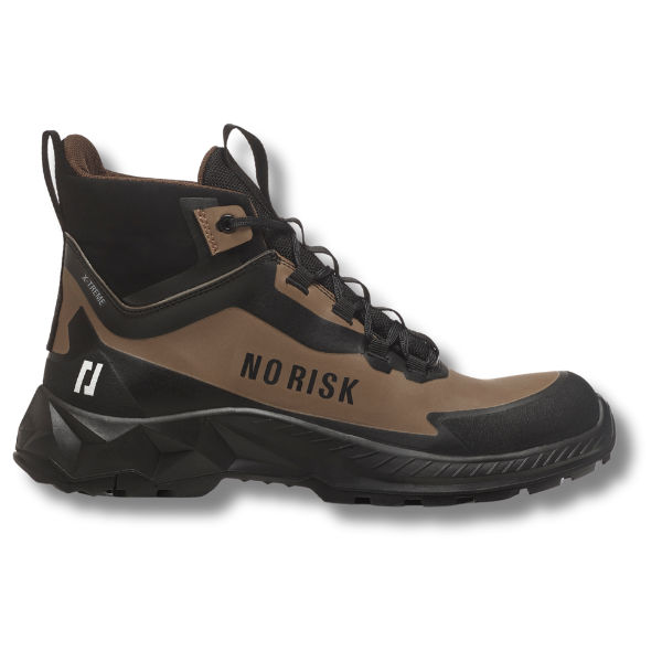 No Risk X-Treme Brown Safety Boots